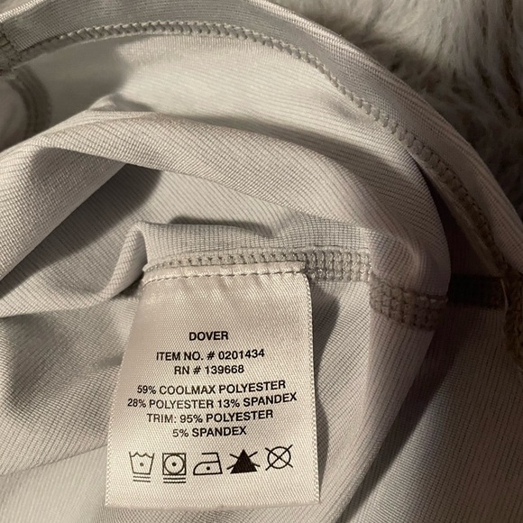 Dover Riding Sport short sleeve T-shirt top long in back gray size S - Picture 6 of 7